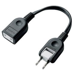 延長コード 電源タップ 0.1m 2ピン 1個口 ACアダプタ用電源延長 黒 メーカー在庫品 パソコン・周辺機器 延長コード 電源タップ 0.1m 2ピン 1個口 ACアダプタ用電源延長 黒 メーカー在庫品 パソコン・周辺機器