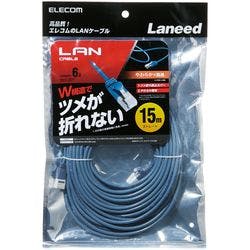 �c���ܖh�~���炩LAN�P�[�u��(C6) 15.0m �u���[ LD-GPYT BU150 �p�\�R���E���Ӌ@��