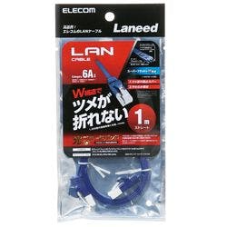 ツメ折防止フラットLANケーブル C6A 1.0m ブルーメタリック メーカー在庫品 パソコン・周辺機器 ツメ折防止フラットLANケーブル C6A 1.0m ブルーメタリック メーカー在庫品 パソコン・周辺機器