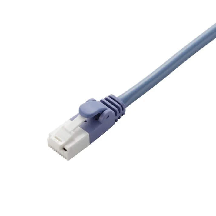ツメ折れ防止クロスケーブル(Cat5E) 5.0m ブルー LD-CTXT BU50 メーカー在庫品
