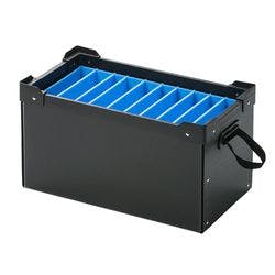 プラダン製タブレット・ノートパソコン収納ケース(10台用) PD-BOX1BK メーカー在庫品 オフィス家具 プラダン製タブレット・ノートパソコン収納ケース(10台用) PD-BOX1BK メーカー在庫品 オフィス家具