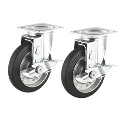 汎用キャスター 125mm径 2個セット (フリー ストッパー付き) メーカー在庫品 オフィス家具 汎用キャスター 125mm径 2個セット (フリー ストッパー付き) メーカー在庫品 オフィス家具