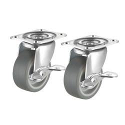 汎用キャスター 75mm径 2個セット (フリーストッパー付き) メーカー在庫品 オフィス家具 汎用キャスター 75mm径 2個セット (フリーストッパー付き) メーカー在庫品 オフィス家具