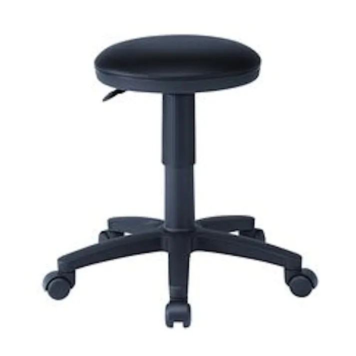 OAチェア用丸イス ブラック SNC-RD5VBK 1脚 メーカー在庫品