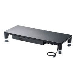 USBハブ・引出し付机上ラック MR-LC805BK メーカー在庫品 オフィス家具 USBハブ・引出し付机上ラック MR-LC805BK メーカー在庫品 オフィス家具