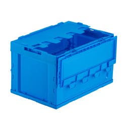 折りたたみコンテナ 50リットルふた付き メーカー在庫品 オフィス家具 折りたたみコンテナ 50リットルふた付き メーカー在庫品 オフィス家具