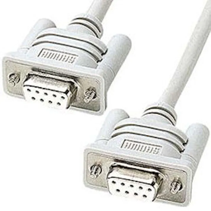 KRS-433XF2K RS-232Cケーブル DB9メス-DB9メス 2M メーカー在庫品
