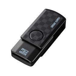 microSDカードリーダー ブラック ADR-MCU2SWBK メーカー在庫品 外付けドライブ・ストレージ microSDカードリーダー ブラック ADR-MCU2SWBK メーカー在庫品 外付けドライブ・ストレージ