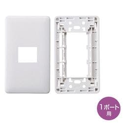 JIS対応フェイスプレート(1ポート用) LA-FP-J1K メーカー在庫品 パソコン・周辺機器 JIS対応フェイスプレート(1ポート用) LA-FP-J1K メーカー在庫品 パソコン・周辺機器