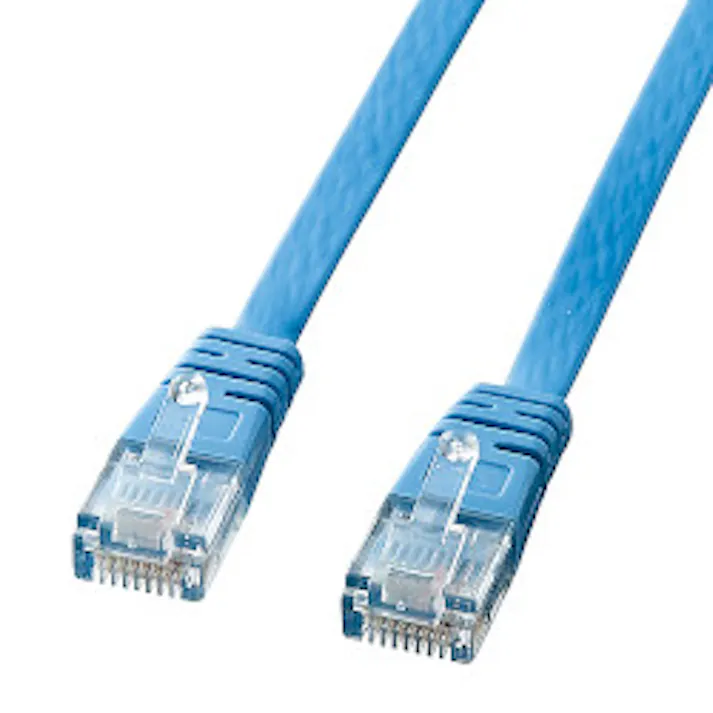 カテゴリ6フラットケーブル 3m ライトブルー KB-FL6-03LBN メーカー在庫品