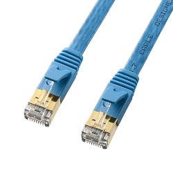 カテゴリ7フラットLANケーブル 2m ブルー KB-FL7-02BLN パソコン・周辺機器 カテゴリ7フラットLANケーブル 2m ブルー KB-FL7-02BLN パソコン・周辺機器