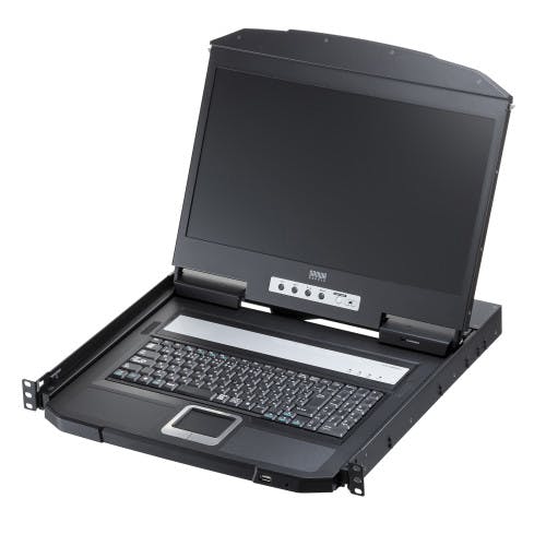 USB/VGA対応 スライドLCDコンソールドロワー メーカー在庫品 パソコン・周辺機器 USB/VGA対応 スライドLCDコンソールドロワー メーカー在庫品 パソコン・周辺機器