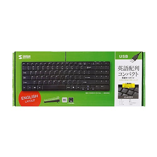 SKB-E2UN 英語配列USBスリムキーボード メーカー在庫品 マウス・キーボード・入力機器 SKB-E2UN 英語配列USBスリムキーボード メーカー在庫品 マウス・キーボード・入力機器