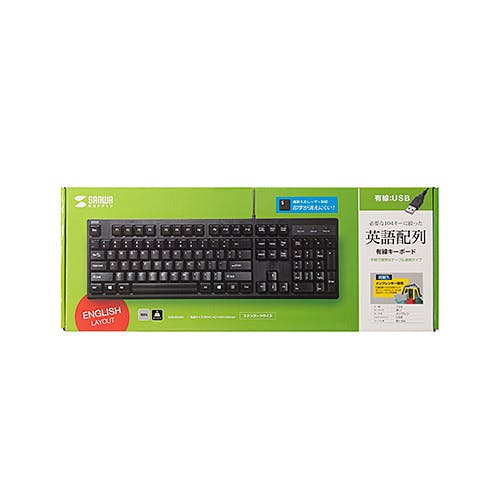 SKB-E5UBK 英語USBキーボード メーカー在庫品 マウス・キーボード・入力機器 SKB-E5UBK 英語USBキーボード メーカー在庫品 マウス・キーボード・入力機器