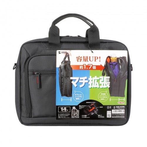 BAG-W3BK マチ拡張PCバッグ パソコン・周辺機器 BAG-W3BK マチ拡張PCバッグ パソコン・周辺機器