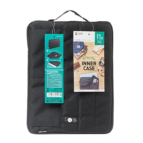 カジュアルPCインナーケース(11.6型ワイド) ブラック IN-CA11BK パソコン・周辺機器 カジュアルPCインナーケース(11.6型ワイド) ブラック IN-CA11BK パソコン・周辺機器