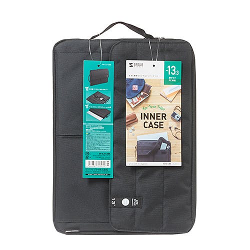 カジュアルPCインナーケース(13.3型ワイド) ブラック IN-CA13BK パソコン・周辺機器 カジュアルPCインナーケース(13.3型ワイド) ブラック IN-CA13BK パソコン・周辺機器