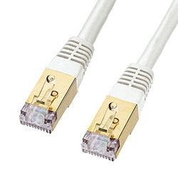カテゴリ7LANケーブル40m ホワイト KB-T7-40WN パソコン・周辺機器 カテゴリ7LANケーブル40m ホワイト KB-T7-40WN パソコン・周辺機器