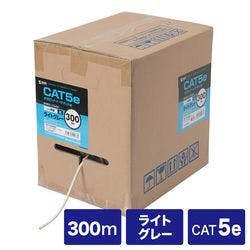 カテゴリ5eUTP単線ケーブルのみ 300m ライトグレー KB-T5-CB300N パソコン・周辺機器 カテゴリ5eUTP単線ケーブルのみ 300m ライトグレー KB-T5-CB300N パソコン・周辺機器