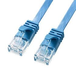 カテゴリ6AフラットLANケーブル 7m ブルー KB-FL6A-07BL メーカー在庫品 パソコン・周辺機器 カテゴリ6AフラットLANケーブル 7m ブルー KB-FL6A-07BL メーカー在庫品 パソコン・周辺機器