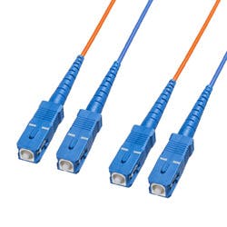 コード集合型光ファイバケーブル(シングル、SC×2-SC×2、150m) パソコン・周辺機器 コード集合型光ファイバケーブル(シングル、SC×2-SC×2、150m) パソコン・周辺機器