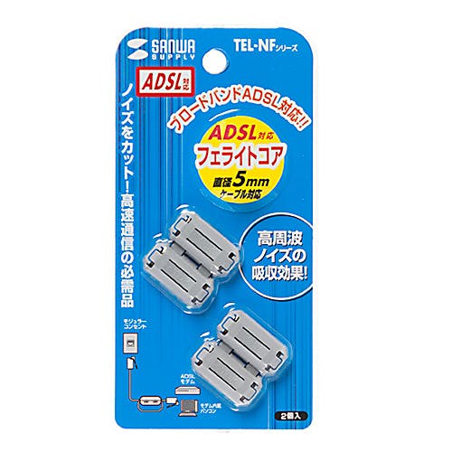 フェライトコア 直径最大5mm TEL-NF1N パソコン・周辺機器 フェライトコア 直径最大5mm TEL-NF1N パソコン・周辺機器