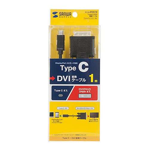 TYPE C-DVI変換ケーブル 1m メーカー在庫品 パソコン・周辺機器 TYPE C-DVI変換ケーブル 1m メーカー在庫品 パソコン・周辺機器