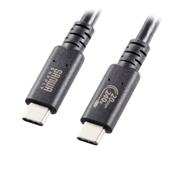 USB20Gbps(USB4 Gen2x2)Type-C ケーブル
