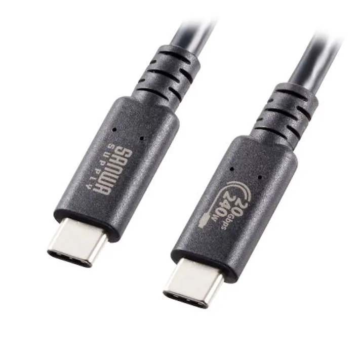 USB20Gbps(USB4 Gen2x2)Type-C ケーブル メーカー在庫品