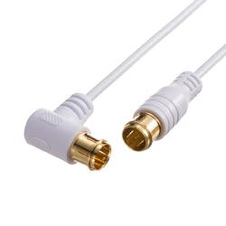 アンテナケーブル ごく細 S2.5C-FB 片側L字 5m メーカー在庫品 パソコン・周辺機器 アンテナケーブル ごく細 S2.5C-FB 片側L字 5m メーカー在庫品 パソコン・周辺機器