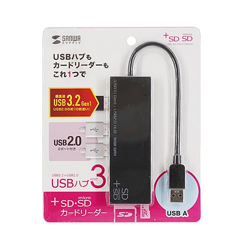 USB-3HC316BKN USB3.1+2.0コンボハブ カードリーダー付き メーカー在庫品 パソコン・周辺機器 USB-3HC316BKN USB3.1+2.0コンボハブ カードリーダー付き メーカー在庫品 パソコン・周辺機器