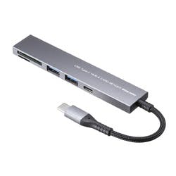 USB 5Gbps 3ポート スリム ハブ(カードリーダー付き) メーカー在庫品 外付けドライブ・ストレージ USB 5Gbps 3ポート スリム ハブ(カードリーダー付き) メーカー在庫品 外付けドライブ・ストレージ