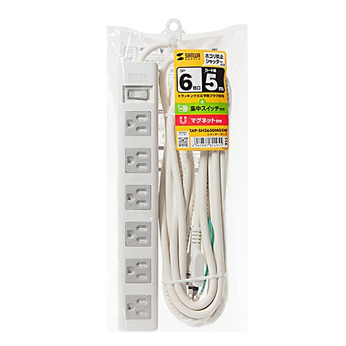 TAP-SH3650MGSW シャッタータップ メーカー在庫品 電源ケーブル・延長コード TAP-SH3650MGSW シャッタータップ メーカー在庫品 電源ケーブル・延長コード