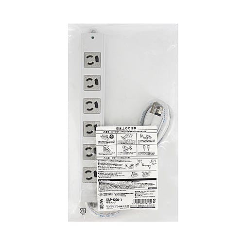 TAP-KS6-1 工事物件タップ メーカー在庫品 電源ケーブル・延長コード TAP-KS6-1 工事物件タップ メーカー在庫品 電源ケーブル・延長コード