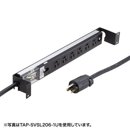 TAP-SVSL156-1U サーバーラック用コンセントバー1U 電源ケーブル・延長コード TAP-SVSL156-1U サーバーラック用コンセントバー1U 電源ケーブル・延長コード