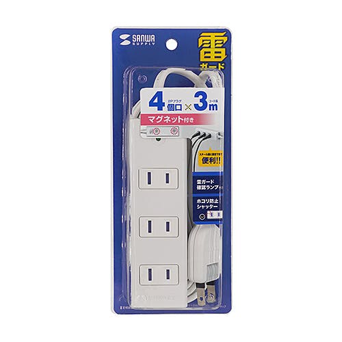 TAP-SP2114MG-3WN 雷ガードタップ 電源ケーブル・延長コード TAP-SP2114MG-3WN 雷ガードタップ 電源ケーブル・延長コード