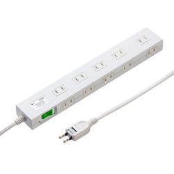 TAP-SP2110N-2W 雷ガードタップ 2m ホワイト 電源ケーブル・延長コード TAP-SP2110N-2W 雷ガードタップ 2m ホワイト 電源ケーブル・延長コード