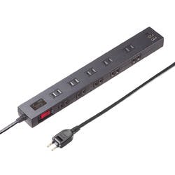 雷タップ 10個口+USB-A+Type-C(PD20W) メーカー在庫品 電源ケーブル・延長コード 雷タップ 10個口+USB-A+Type-C(PD20W) メーカー在庫品 電源ケーブル・延長コード