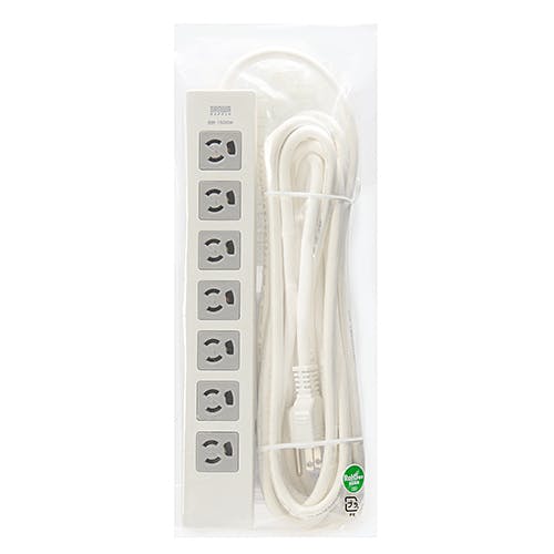 電源タップ 一括集中スイッチ+雷ガード 3P・7個口 5m TAP-F37-5ZR メーカー在庫品 電源ケーブル・延長コード 電源タップ 一括集中スイッチ+雷ガード 3P・7個口 5m TAP-F37-5ZR メーカー在庫品 電源ケーブル・延長コード