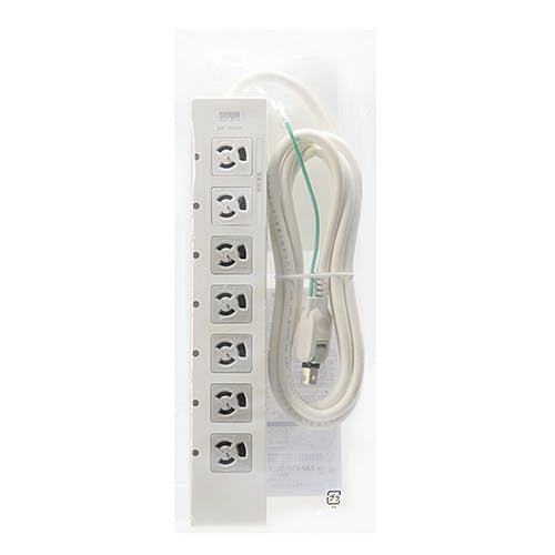 電源タップ 5個口連動集中スイッチ付き+雷ガード 3P・7個口 2m メーカー在庫品 電源ケーブル・延長コード 電源タップ 5個口連動集中スイッチ付き+雷ガード 3P・7個口 2m メーカー在庫品 電源ケーブル・延長コード