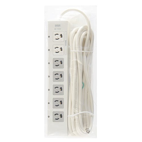 電源タップ 5個口連動集中スイッチ付き+雷ガード 3P・7個口 5m メーカー在庫品 電源ケーブル・延長コード 電源タップ 5個口連動集中スイッチ付き+雷ガード 3P・7個口 5m メーカー在庫品 電源ケーブル・延長コード