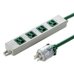 医用接地プラグ付き電源タップ バックアップ用 3P4個口 5m メーカー在庫品 電源ケーブル・延長コード 医用接地プラグ付き電源タップ バックアップ用 3P4個口 5m メーカー在庫品 電源ケーブル・延長コード