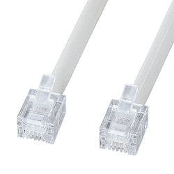 エコロジー電話ケーブル(ノーマル) 白 10m TEL-EN-10N2 メーカー在庫品 パソコン・周辺機器 エコロジー電話ケーブル(ノーマル) 白 10m TEL-EN-10N2 メーカー在庫品 パソコン・周辺機器