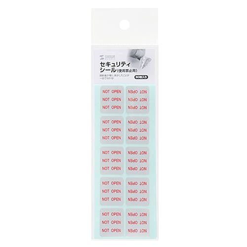 使用禁止用セキュリティシール(赤字・50枚入り) SL-3H-50