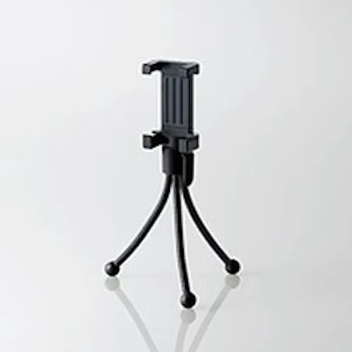 スマートフォン用 ミニ三脚 ブラック P-STMNBK