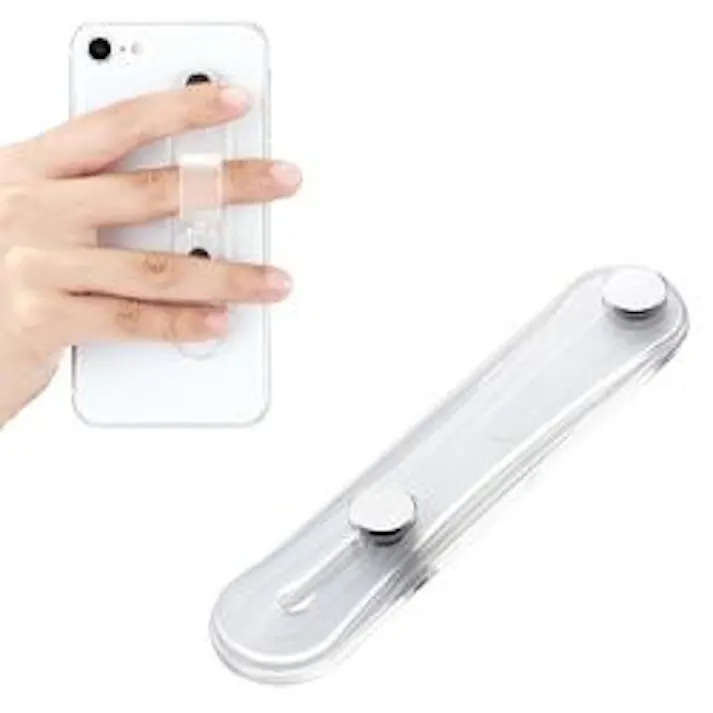 スマホバンド スマホベルト 貼り付けタイプ TPU ポリカーボネート 落下防止