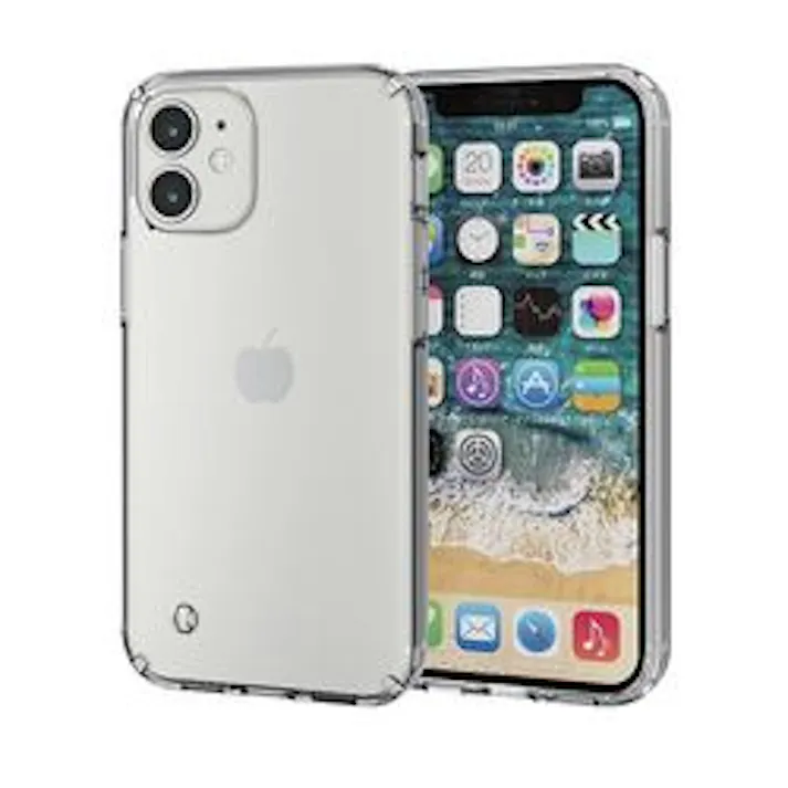 iPhone12 mini ケース カバー 耐衝撃 ポリカーボネート TPU クリア 透明 ス