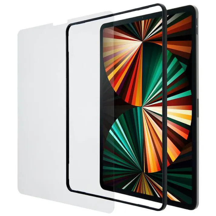 iPad Pro 12.9インチ ガイドフレーム付き ガラスフィルム TBWA21PLFLGGJ
