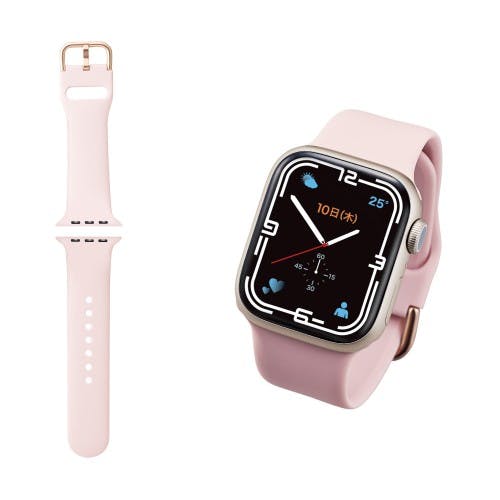 Apple Watch用シリコンバンド ニュアンスカラー(41/40/38mm) ピンク スマートフォンアクセサリ Apple Watch用シリコンバンド ニュアンスカラー(41/40/38mm) ピンク スマートフォンアクセサリ