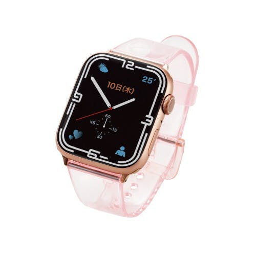 Apple Watch用クリアバンド(45/44/42mm) クリアピンク メーカー在庫品 スマートフォンアクセサリ Apple Watch用クリアバンド(45/44/42mm) クリアピンク メーカー在庫品 スマートフォンアクセサリ